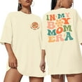 thumbnail image 1 of KimSoong Womens Oversized Mama Graphic Tees Boy Mom Shirts Mama Tops Women Crew Neck T-shirt Tops, 1 of 7