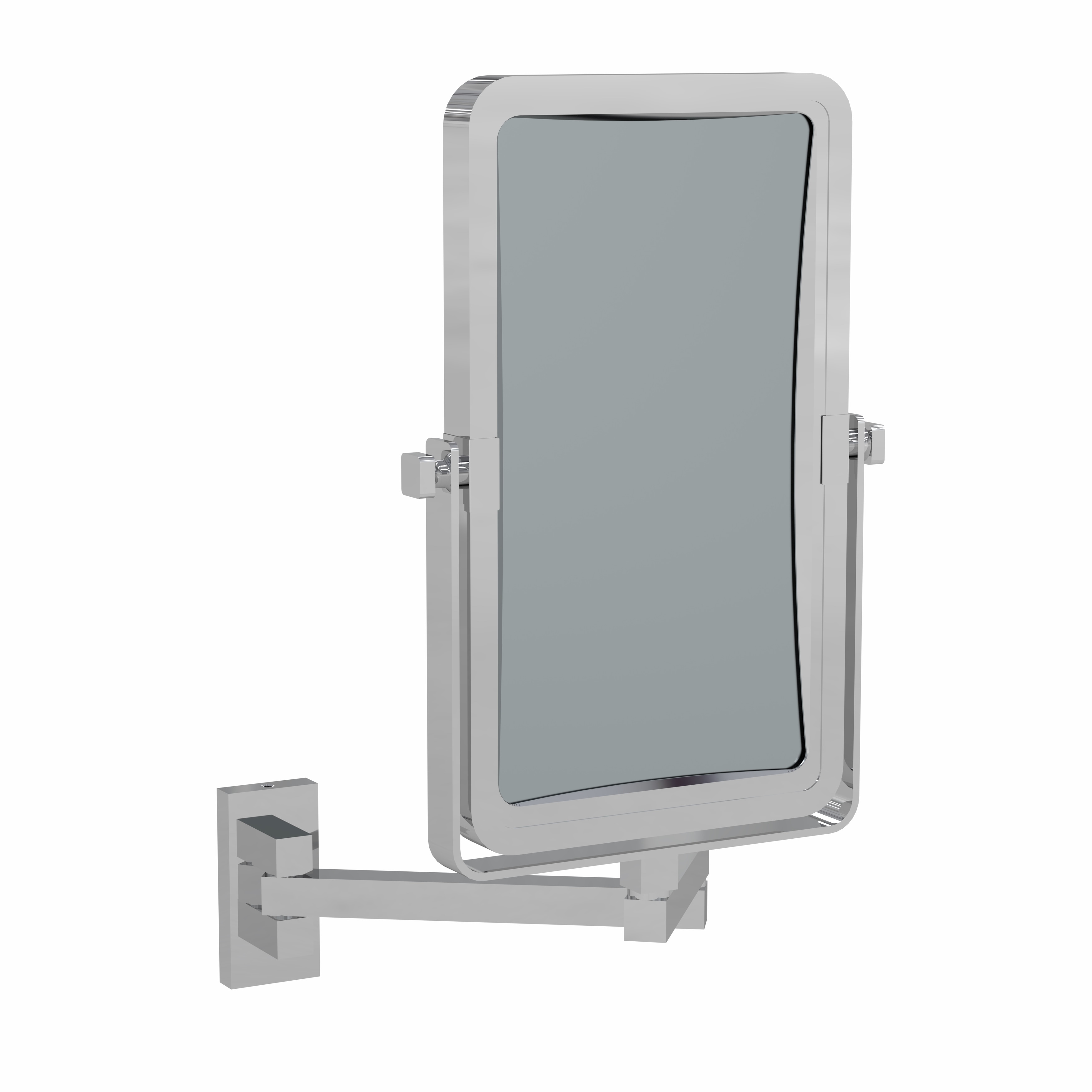 Rectangular Double Sided Wall Mirror Chrome - Walmart.com