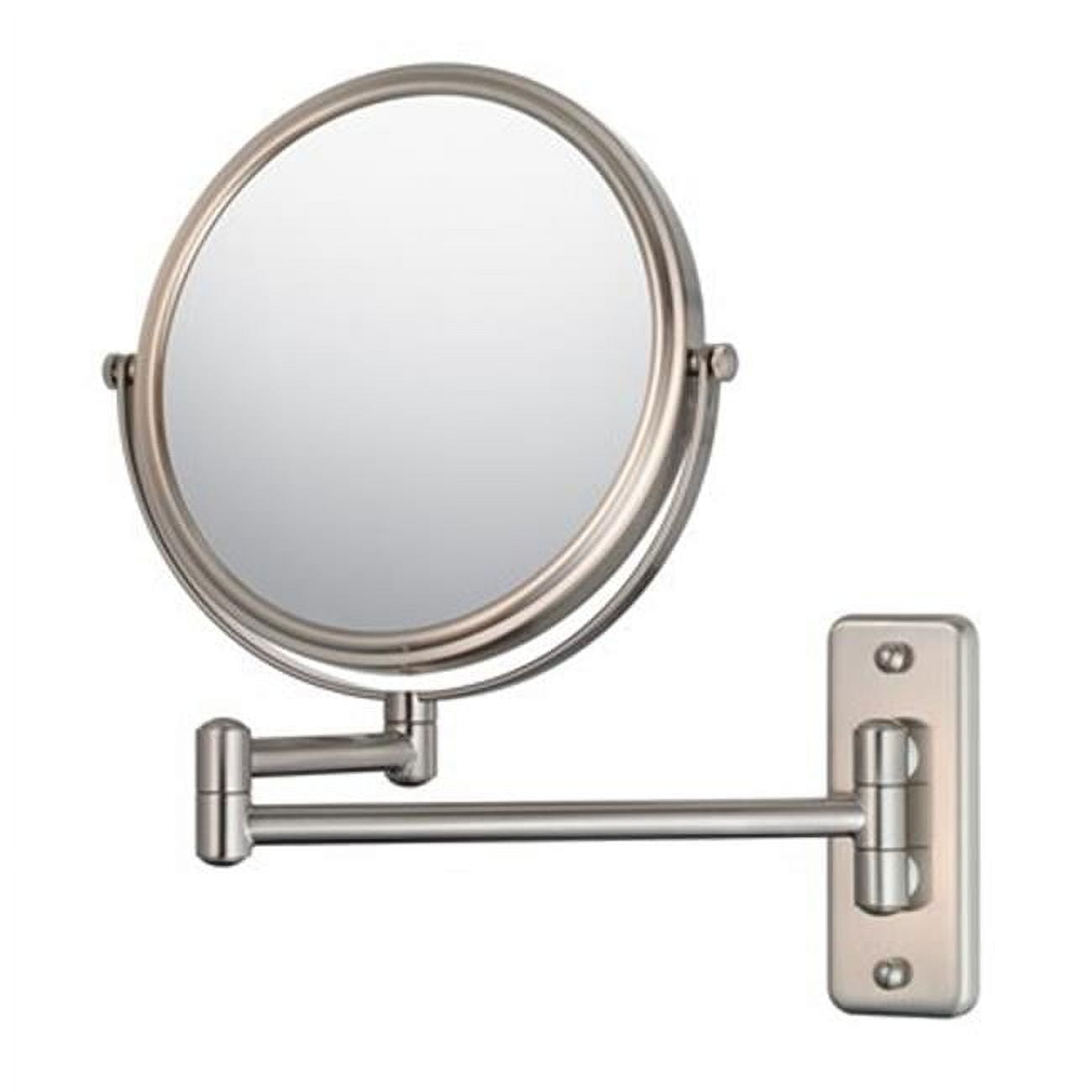 Chrome Double Arm Wall Mounted Magnifying Mirror