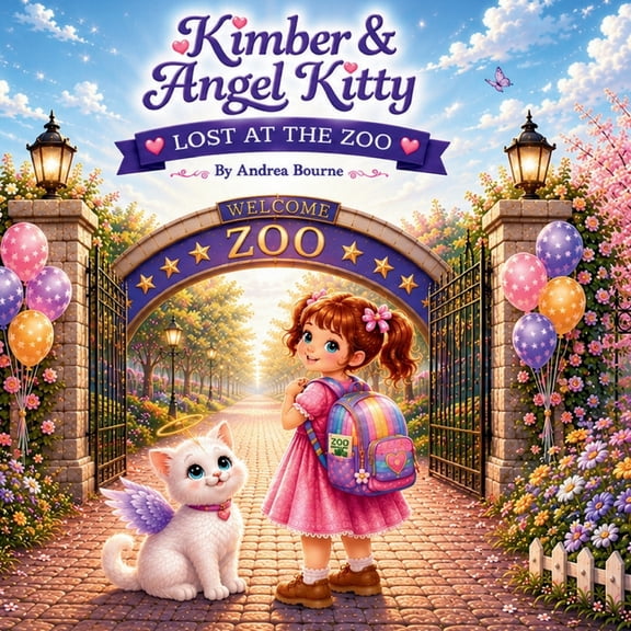 Kimber & Angel Kitty: Lost at the Zoo, (Paperback)