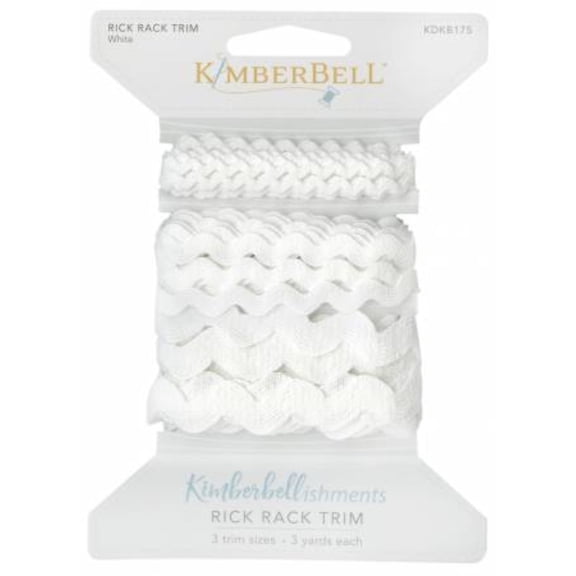 Kimberbellishments Rick Rack White - Kimberbell Designs - Kdkb175