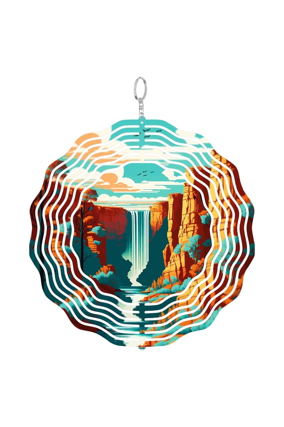 Kimberley Australia Outback 3D Wind Spinner Kinetic Hanging Yard Art Outdoor Garden Decor WA Wilderness Gift