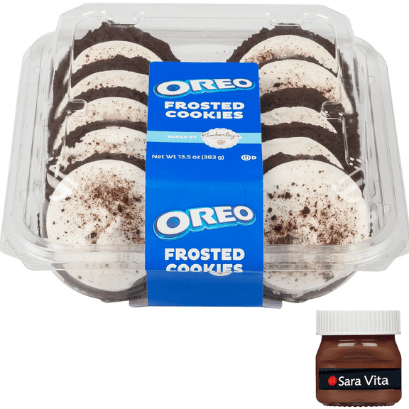 Kimberley's Bakeshoppe Oreo Frosted Sugar Cookie, 13.5oz, 10 Count