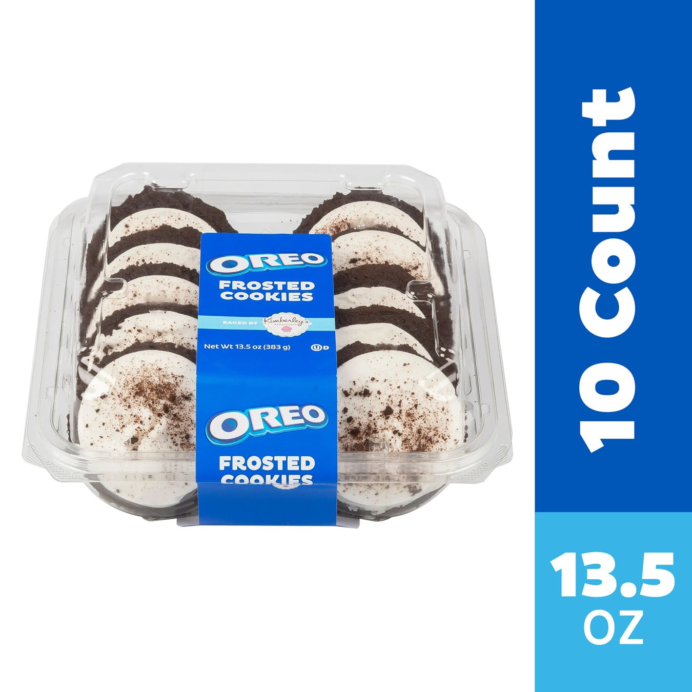Kimberley's Bakeshoppe Oreo Frosted Sugar Cookie, 13.5oz, 10 Count