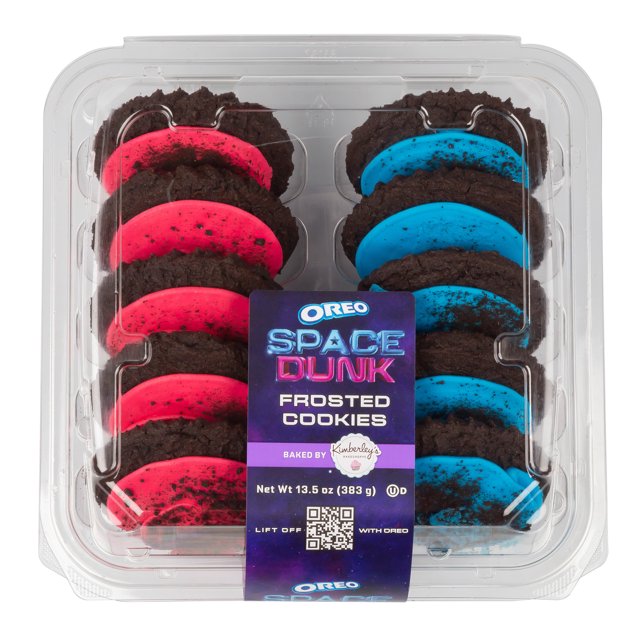 Kimberley's Oreo Space Dunk Frosted Sugar Cookies, 13.5 oz, 10 Count