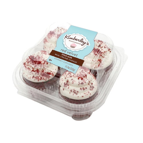 Kimberley's Bakeshoppe Red Velvet Gourmet Cupcakes, 4 ct