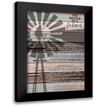 Kimberly, Allen 11x14 Black Modern Framed Museum Art Print Titled - Prayer of A Farmer
