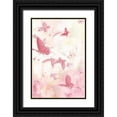 thumbnail image 1 of Kimberly, Allen 11x14 Black Ornate Wood Framed with Double Matting Museum Art Print Titled - Butterflies Panel 2, 1 of 4