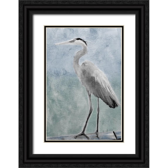 Kimberly, Allen 11x14 Black Ornate Wood Framed with Double Matting Museum Art Print Titled - Standing Tall
