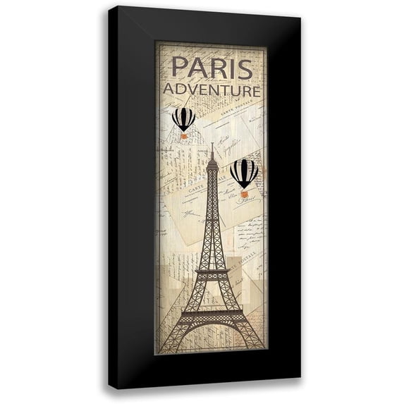 Kimberly, Allen 11x24 Black Modern Framed Museum Art Print Titled - Hello Travel 2