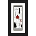 thumbnail image 1 of Kimberly, Allen 11x24 Black Ornate Wood Framed with Double Matting Museum Art Print Titled - Paris Couture, 1 of 4