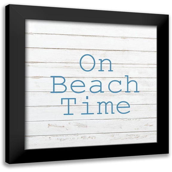 Kimberly, Allen 12x12 Black Modern Framed Museum Art Print Titled - Beach Ready 2