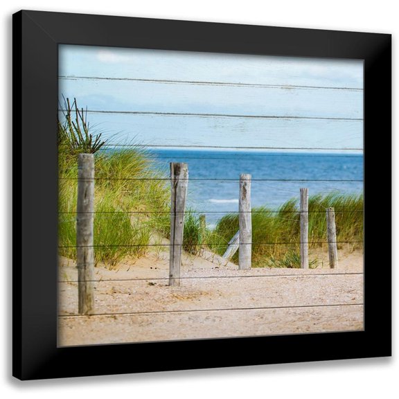 Kimberly, Allen 12x12 Black Modern Framed Museum Art Print Titled - Beach Ready 3