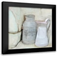 thumbnail image 1 of Kimberly, Allen 12x12 Black Modern Framed Museum Art Print Titled - Flower Pitcher, 1 of 5