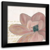 Kimberly, Allen 12x12 Black Modern Framed Museum Art Print Titled - Magnolia 2