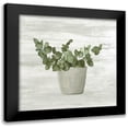 thumbnail image 1 of Kimberly, Allen 12x12 Black Modern Framed Museum Art Print Titled - Muted Spring Green, 1 of 5