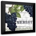 thumbnail image 1 of Kimberly, Allen 12x12 Black Modern Framed Museum Art Print Titled - On The Vine 1, 1 of 5