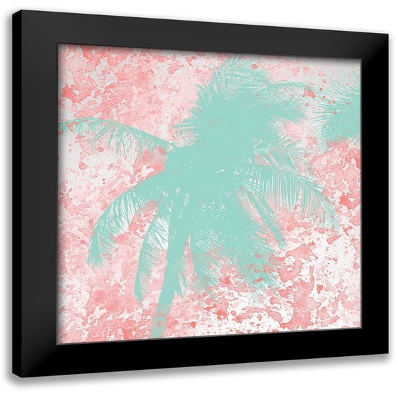 Kimberly, Allen 12x12 Black Modern Framed Museum Art Print Titled - Palm Tree 1