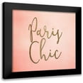 thumbnail image 1 of Kimberly, Allen 12x12 Black Modern Framed Museum Art Print Titled - Paris Chic 2, 1 of 5