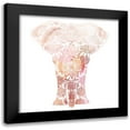 thumbnail image 1 of Kimberly, Allen 12x12 Black Modern Framed Museum Art Print Titled - Pink Mandala 2, 1 of 5