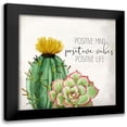 thumbnail image 1 of Kimberly, Allen 12x12 Black Modern Framed Museum Art Print Titled - Positive Mind, 1 of 5