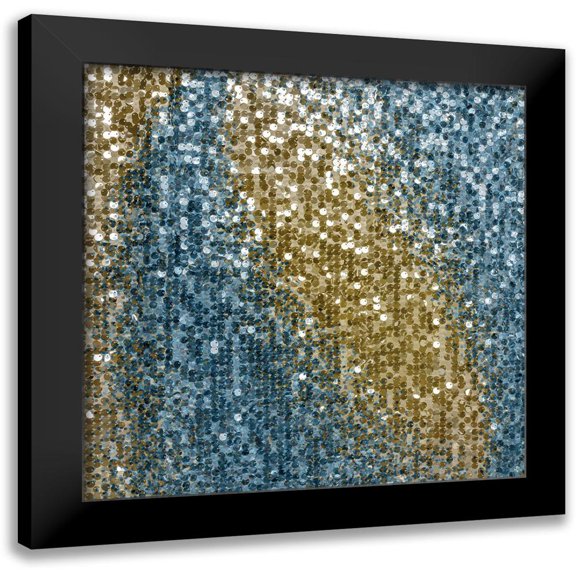 Kimberly, Allen 12x12 Black Modern Framed Museum Art Print Titled - Sequins 2