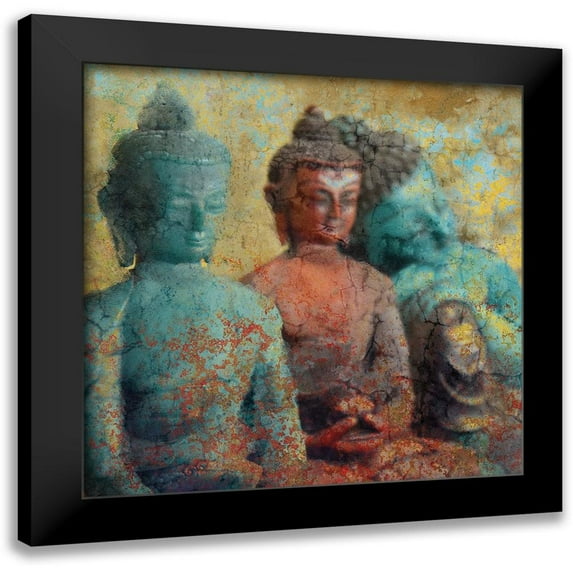 Kimberly, Allen 12x12 Black Modern Framed Museum Art Print Titled - Serenity Row