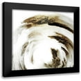 thumbnail image 1 of Kimberly, Allen 12x12 Black Modern Framed Museum Art Print Titled - Smeared Circle 1, 1 of 5