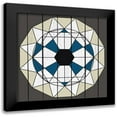 thumbnail image 1 of Kimberly, Allen 12x12 Black Modern Framed Museum Art Print Titled - Star Geo, 1 of 5