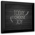 thumbnail image 1 of Kimberly, Allen 12x12 Black Modern Framed Museum Art Print Titled - Today I Choose Joy, 1 of 5