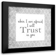 thumbnail image 1 of Kimberly, Allen 12x12 Black Modern Framed Museum Art Print Titled - Trust, 1 of 5