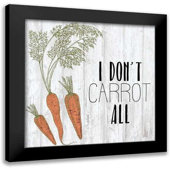 Kimberly, Allen 12x12 Black Modern Framed Museum Art Print Titled - Vegetables 3