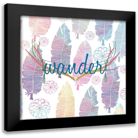 Kimberly, Allen 12x12 Black Modern Framed Museum Art Print Titled - Wild 5