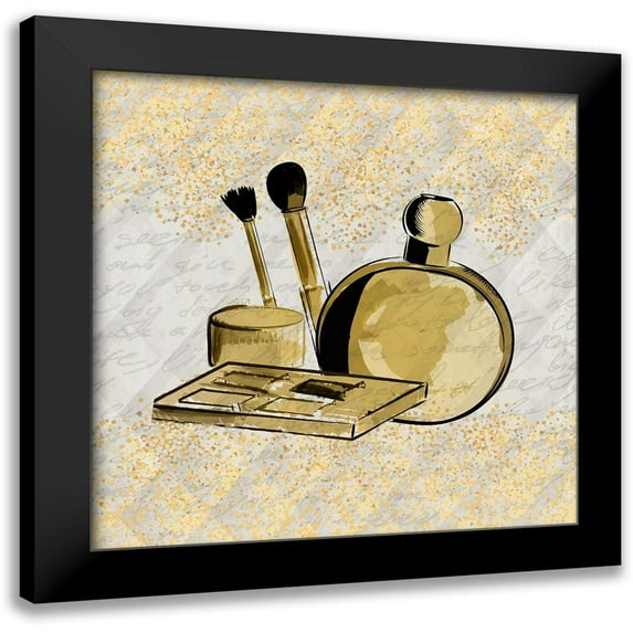 Kimberly, Allen 12x12 Black Modern Framed Museum Art Print Titled - Your Look 3