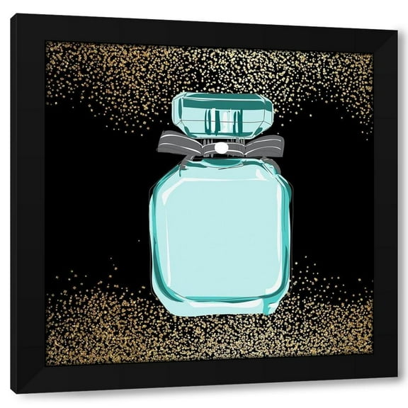 Kimberly Allen 12x12 Black Modern Wood Framed Wall Art Titled - Teal Fashion 2