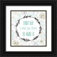 thumbnail image 1 of Kimberly, Allen 12x12 Black Ornate Wood Framed with Double Matting Museum Art Print Titled - Beginnings 4, 1 of 4