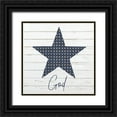 thumbnail image 1 of Kimberly, Allen 12x12 Black Ornate Wood Framed with Double Matting Museum Art Print Titled - God Bless America 1, 1 of 4