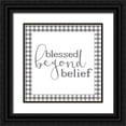 thumbnail image 1 of Kimberly, Allen 12x12 Black Ornate Wood Framed with Double Matting Museum Art Print Titled - Homebody 14, 1 of 4