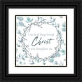thumbnail image 1 of Kimberly, Allen 12x12 Black Ornate Wood Framed with Double Matting Museum Art Print Titled - I can Do All Things, 1 of 4