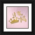 thumbnail image 1 of Kimberly, Allen 12x12 Black Ornate Wood Framed with Double Matting Museum Art Print Titled - If the Crown Fits 1, 1 of 4
