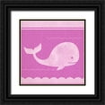 thumbnail image 1 of Kimberly, Allen 12x12 Black Ornate Wood Framed with Double Matting Museum Art Print Titled - Pink Family 1, 1 of 4