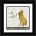 thumbnail image 1 of Kimberly, Allen 12x12 Black Ornate Wood Framed with Double Matting Museum Art Print Titled - Ruff Ruff 4, 1 of 4