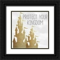 thumbnail image 1 of Kimberly, Allen 12x12 Black Ornate Wood Framed with Double Matting Museum Art Print Titled - Rules for Princesses 2, 1 of 4