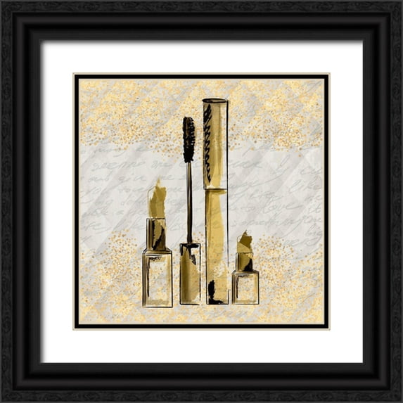 Kimberly, Allen 12x12 Black Ornate Wood Framed with Double Matting Museum Art Print Titled - Your Look 2