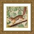 thumbnail image 1 of Kimberly, Allen 12x12 Gold Ornate Wood Framed with Double Matting Museum Art Print Titled - Chipmunk Square 2, 1 of 4