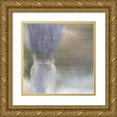 thumbnail image 1 of Kimberly, Allen 12x12 Gold Ornate Wood Framed with Double Matting Museum Art Print Titled - Country Lavender, 1 of 4