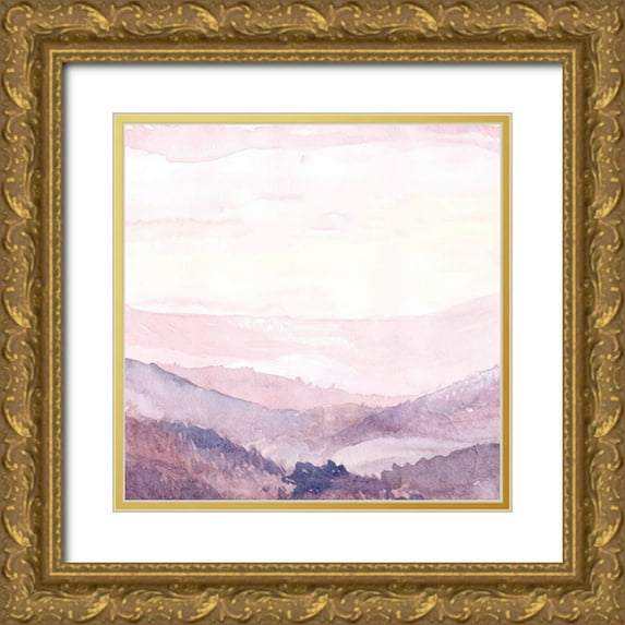 Kimberly, Allen 12x12 Gold Ornate Wood Framed with Double Matting Museum Art Print Titled - End of Day