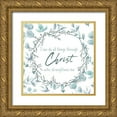 thumbnail image 1 of Kimberly, Allen 12x12 Gold Ornate Wood Framed with Double Matting Museum Art Print Titled - I can Do All Things, 1 of 4
