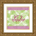 thumbnail image 1 of Kimberly, Allen 12x12 Gold Ornate Wood Framed with Double Matting Museum Art Print Titled - Lets Wander, 1 of 4