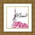thumbnail image 1 of Kimberly, Allen 12x12 Gold Ornate Wood Framed with Double Matting Museum Art Print Titled - Perfume Floral 2, 1 of 4
